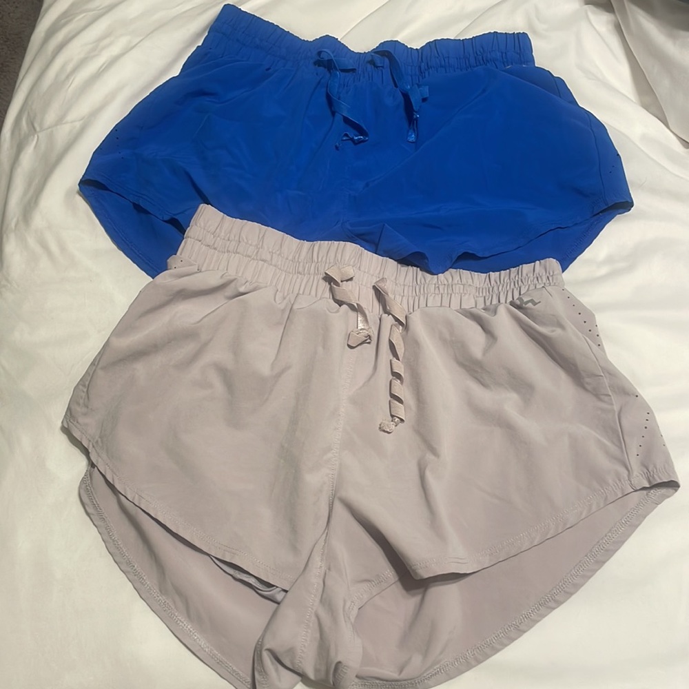 Joy lab shorts XS bundle. Royal blue and light grey.